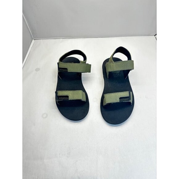 Reef Mens size 8 Fanning Baja Bottle Opener Sandal, Olive green, - Picture 1 of 9